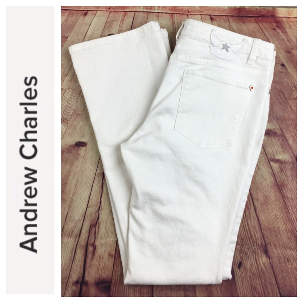 💸Andrew Charles white jean in size 29
